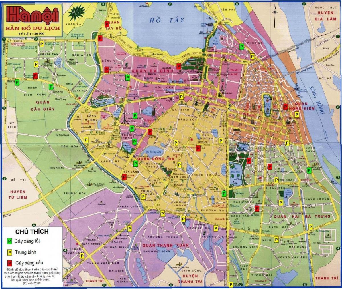 kort over hanoi