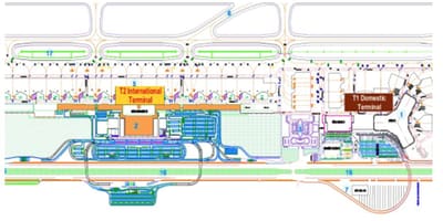 Hanoi lufthavn, terminal kort